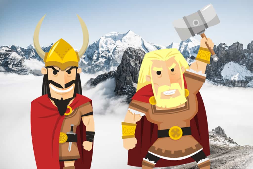 Viking gods thor and loki обзор